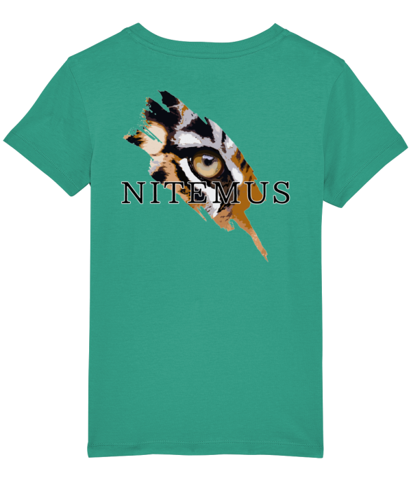 NITEMUS - Kids - T-shirt – Sunda Tiger - Go Green – from 3 years old to 14 years old