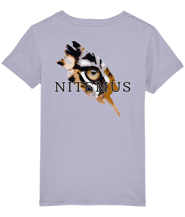 NITEMUS - Kids - T-shirt – Sunda Tiger - Lavender – from 3 years old to 14 years old