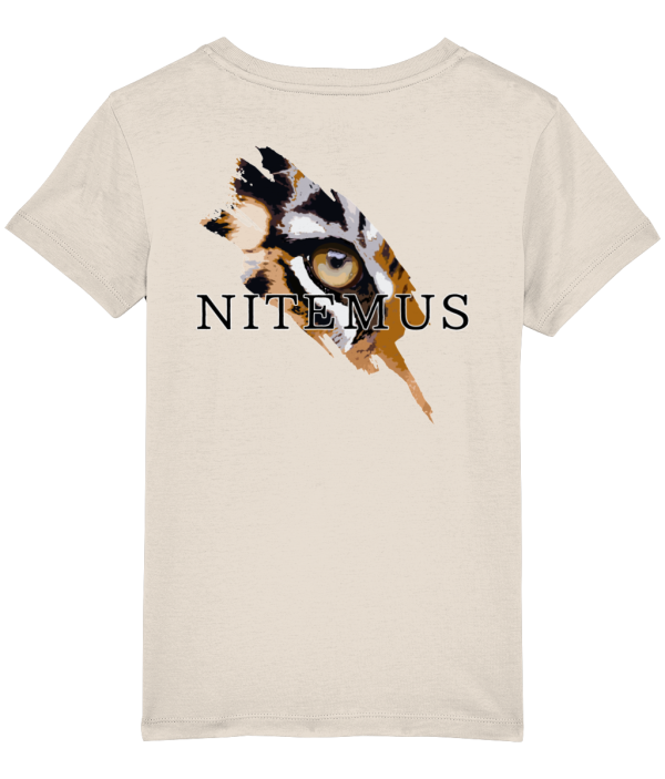 NITEMUS - Kids - T-shirt – Sunda Tiger - Natural Raw – from 3 years old to 14 years old