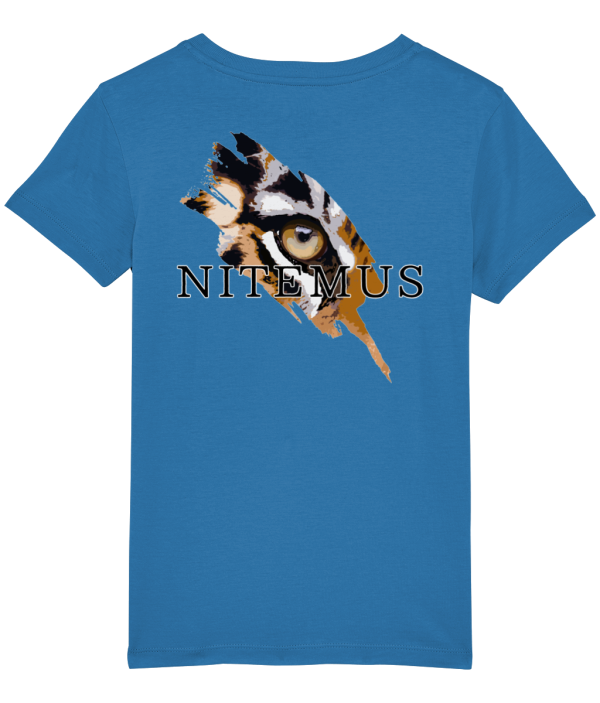 NITEMUS - Kids - T-shirt – Sunda Tiger - Royal Blue – from 3 years old to 14 years old