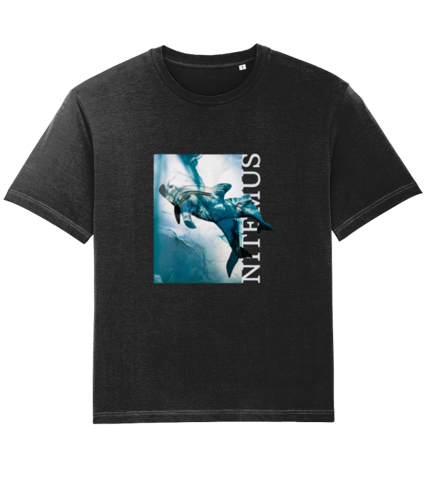 NITEMUS - Man - T-shirt - Blue Vaquitas - Black – from size XS to size 3XL