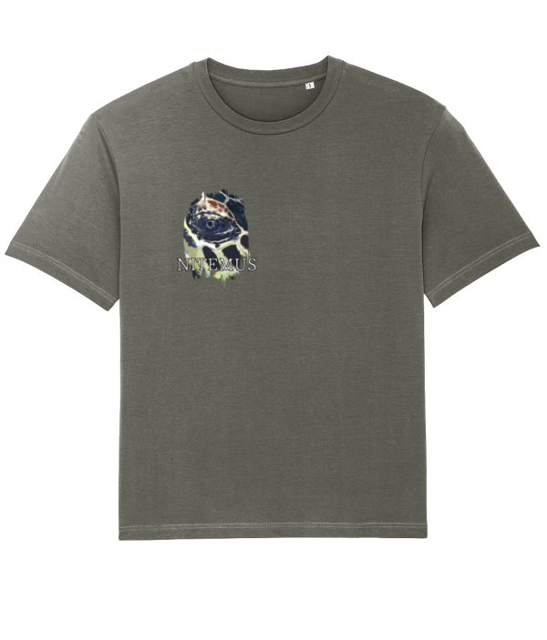NITEMUS - Man - T-shirt - Hawksbill Sea Turtle - Khaki – from size XS to size 3XL