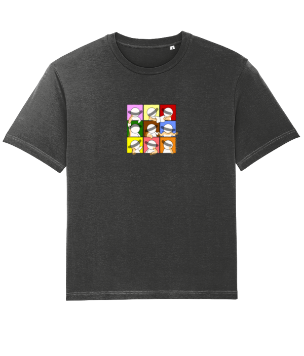 NITEMUS - Man - T-shirt - QF 9 - Dark Heather Grey – from size XS to size 3XL