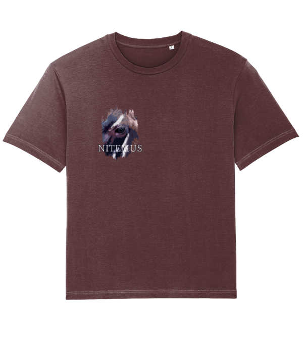 NITEMUS - Man - T-shirt - Saola - Burgundy – from size XS to size 3XL