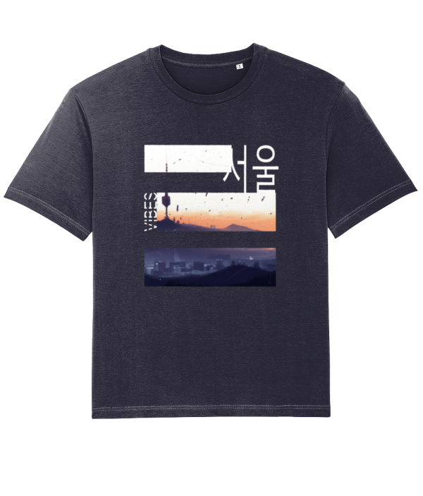 NITEMUS - Man - T-shirt - #SeoulVibes - French Navy – from size XS to size 3XL