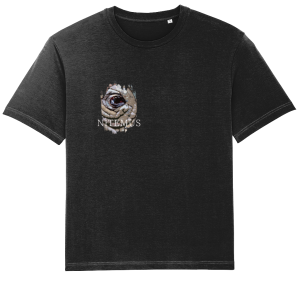 NITEMUS - Man - T-shirt - Sumatran Rhino - Black – from size XS to size 3XL
