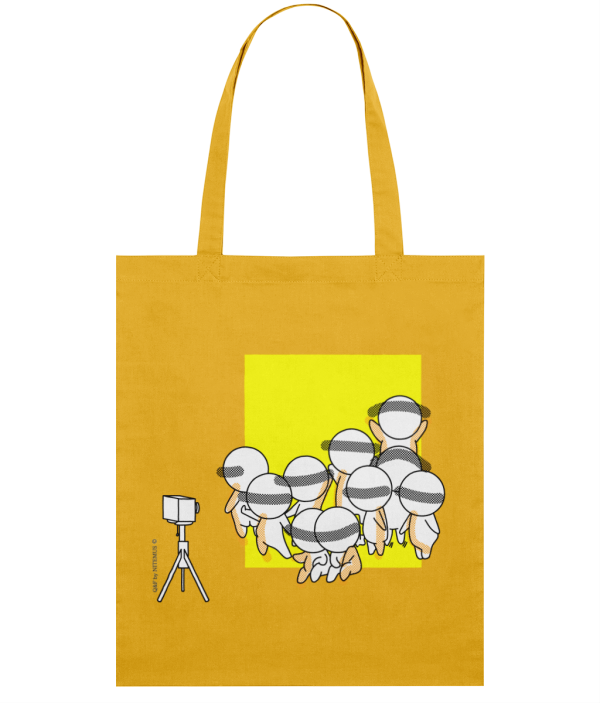 NITEMUS - Squared Tote Bag – QF 10 – Spectra Yellow - 42x37cm