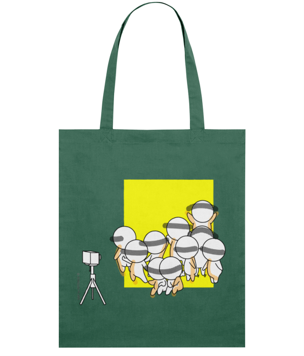 NITEMUS - Squared Tote Bag – QF 10 – Varsity Green - 42x37cm