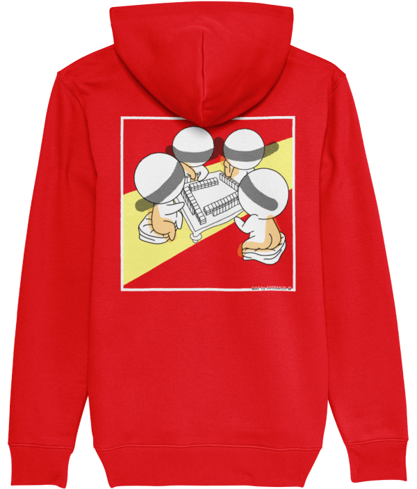 NITEMUS - Unisex – Hoodie - QF 4 - Bright Red – from size 2XS to size 5XL