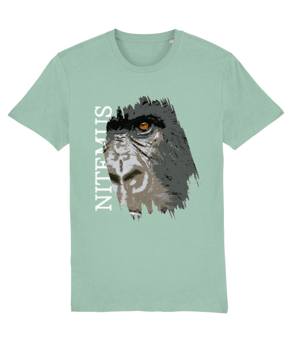 NITEMUS - Unisex T-shirt - Cross River Gorilla – Aloe – from size 2XS to size 5XL
