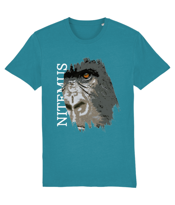 NITEMUS - Unisex T-shirt - Cross River Gorilla – Ocean Depth – from size 2XS to size 5XL