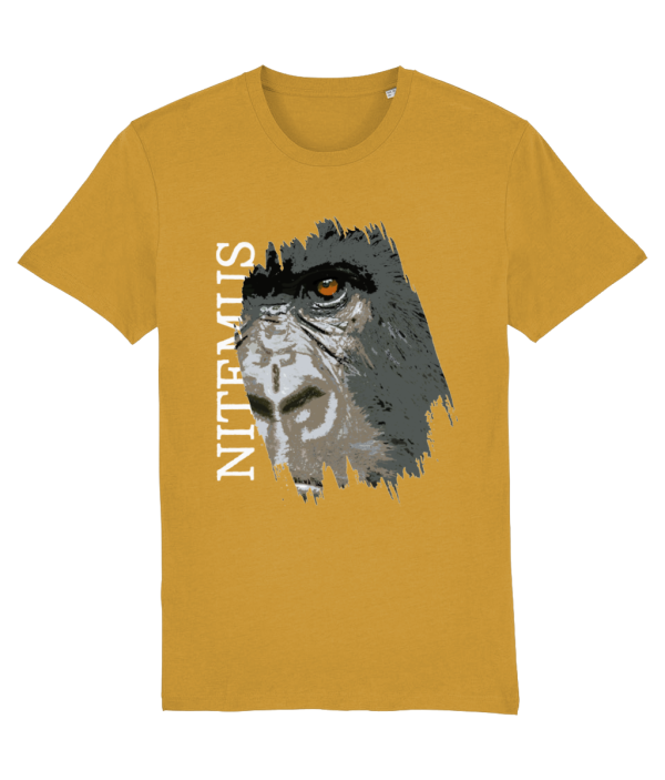 NITEMUS - Unisex T-shirt - Cross River Gorilla – Ochre – from size 2XS to size 5XL
