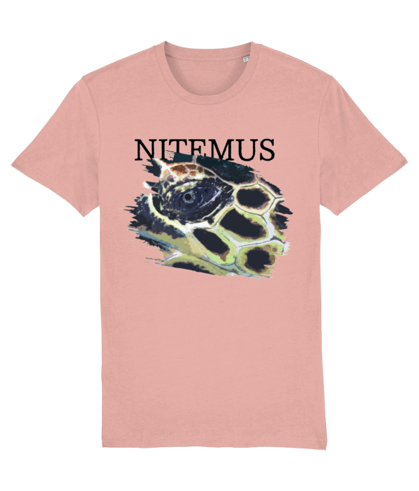 NITEMUS - Unisex T-shirt - Hawksbill Sea Turtle – Canyon Pink – from size 2XS to size 5XL