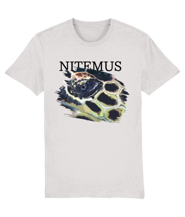 NITEMUS - Unisex T-shirt - Hawksbill Sea Turtle – Cream Heather Grey – from size 2XS to size 5XL
