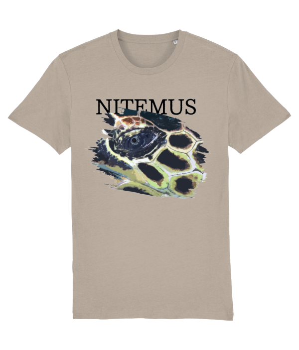 NITEMUS - Unisex T-shirt - Hawksbill Sea Turtle – Desert Dust – from size 2XS to size 5XL