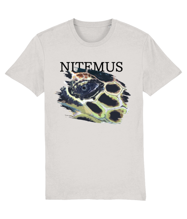 NITEMUS - Unisex T-shirt - Hawksbill Sea Turtle – Off White – from size 2XS to size 5XL