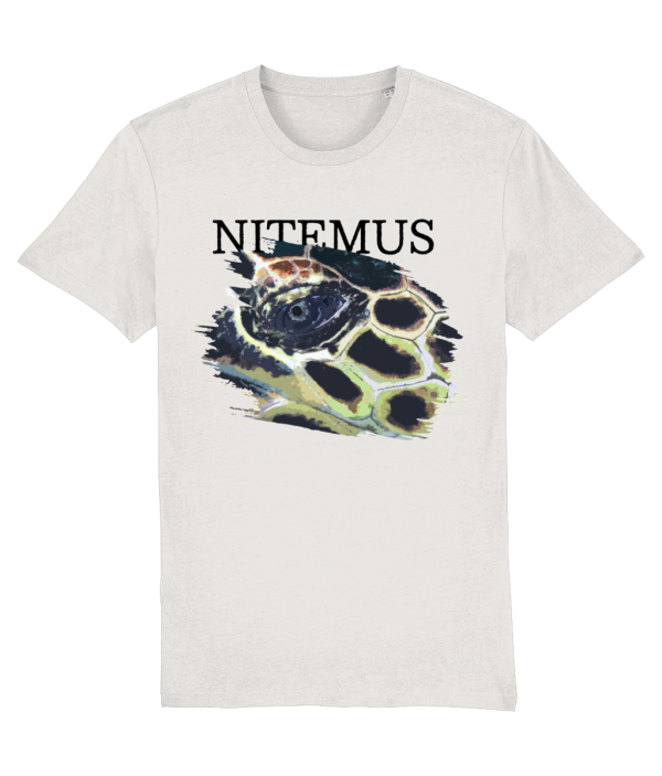 NITEMUS - Unisex T-shirt - Hawksbill Sea Turtle – Vintage White – from size 2XS to size 5XL