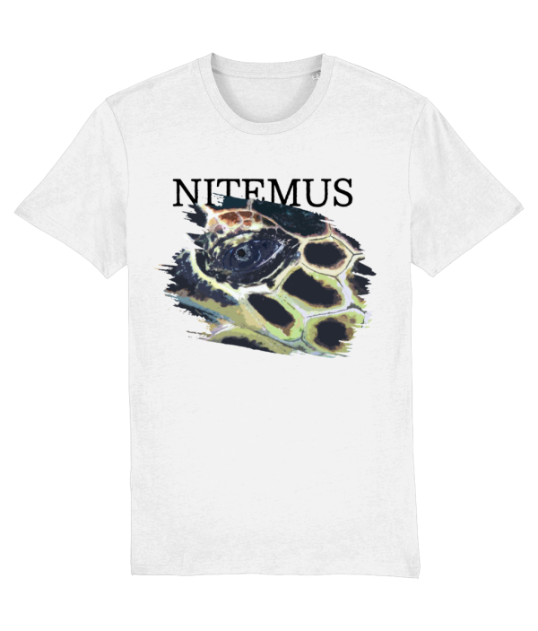 NITEMUS - Unisex T-shirt - Hawksbill Sea Turtle – White – from size 2XS to size 5XL
