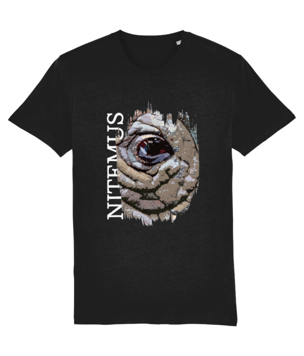 NITEMUS - Unisex T-shirt - Sumatran Rhino – Black – from size 2XS to size 5XL