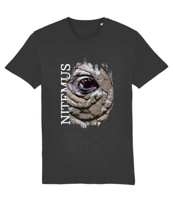 NITEMUS - Unisex T-shirt - Sumatran Rhino – Dark Heather Grey – from size 2XS to size 5XL