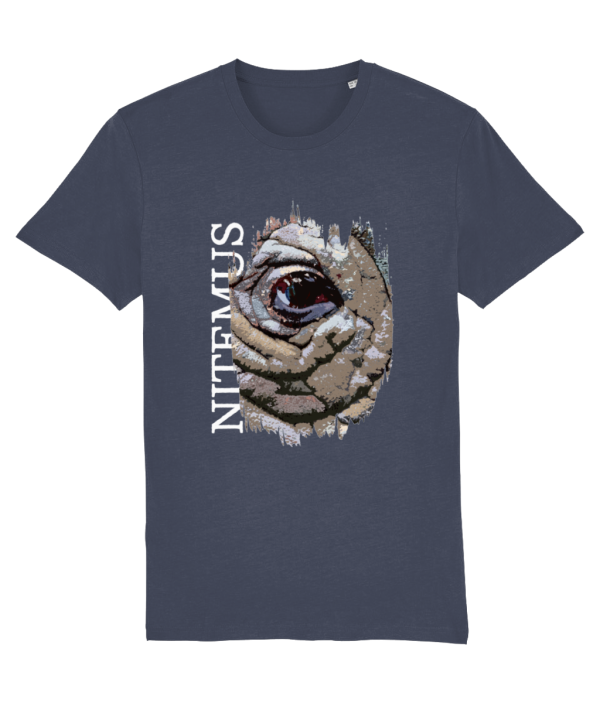 NITEMUS - Unisex T-shirt - Sumatran Rhino – India Ink Grey – from size 2XS to size 5XL