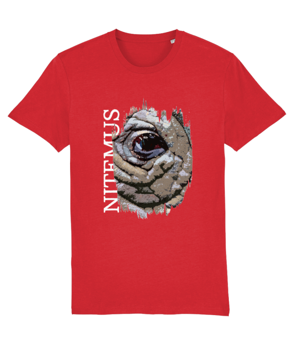 NITEMUS - Unisex T-shirt - Sumatran Rhino – Red – from size 2XS to size 5XL