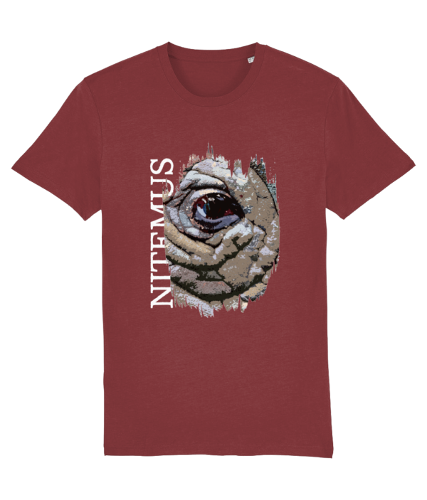 NITEMUS - Unisex T-shirt - Sumatran Rhino – Red Earth – from size 2XS to size 5XL