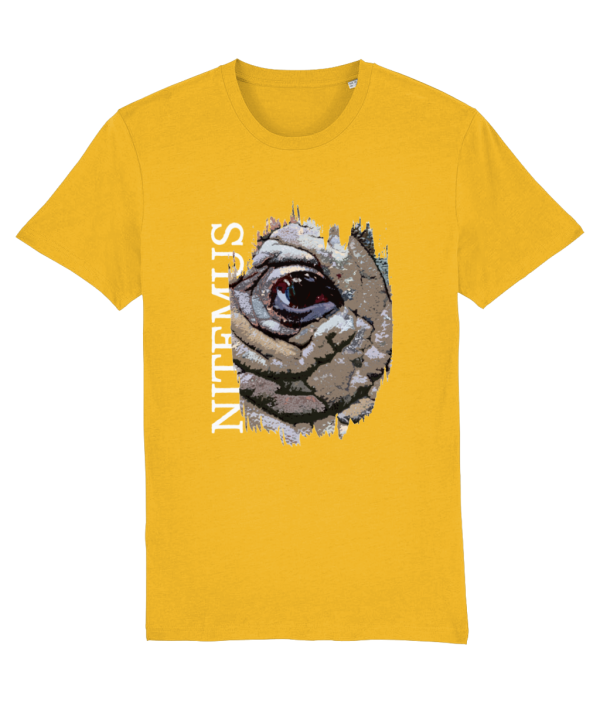 NITEMUS - Unisex T-shirt - Sumatran Rhino – Spectra Yellow – from size 2XS to size 5XL