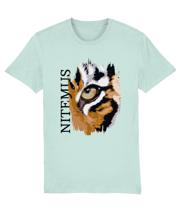 NITEMUS - Unisex T-shirt - Sunda Tiger – Caribbean Blue – from size 2XS to size 5XL