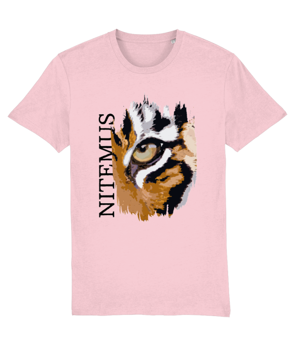 NITEMUS - Unisex T-shirt - Sunda Tiger – Cotton Pink – from size 2XS to size 5XL