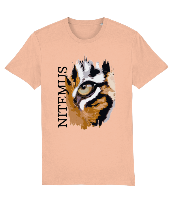 NITEMUS - Unisex T-shirt - Sunda Tiger – Fraiche Peche – from size 2XS to size 5XL