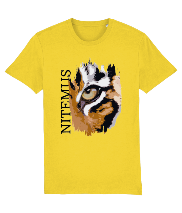 NITEMUS - Unisex T-shirt - Sunda Tiger – Golden Yellow – from size 2XS to size 5XL