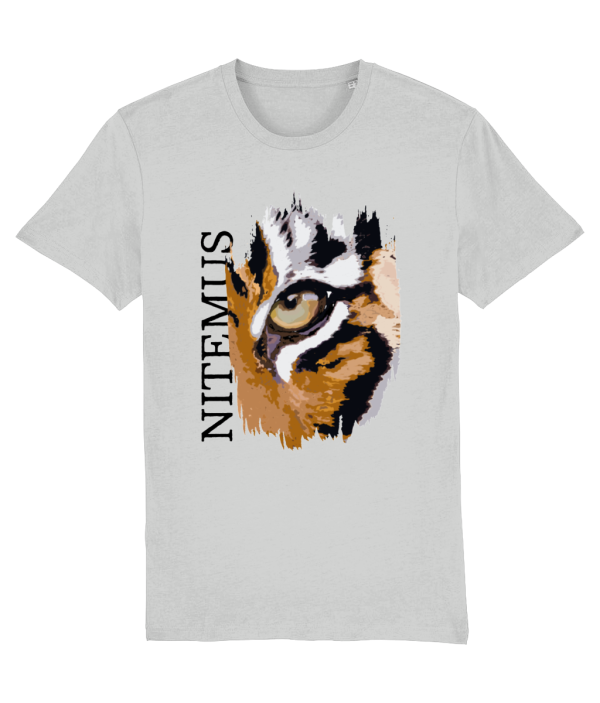 NITEMUS - Unisex T-shirt - Sunda Tiger – Heather Grey – from size 2XS to size 5XL