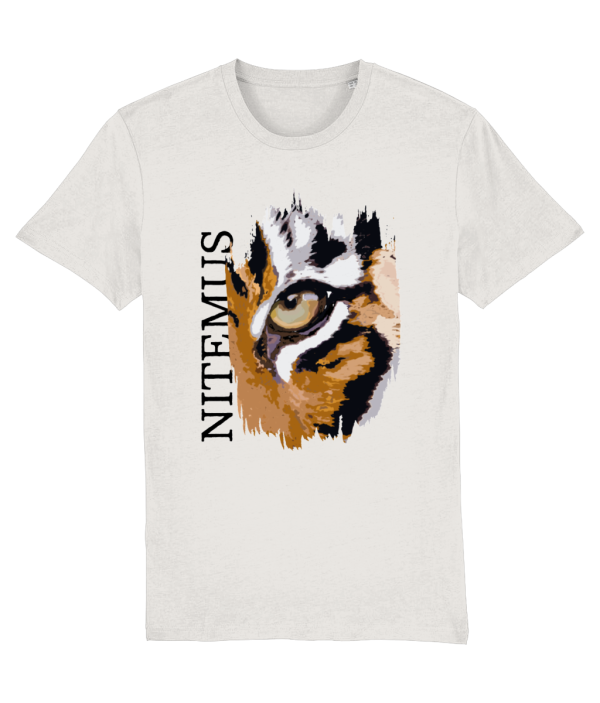 NITEMUS - Unisex T-shirt - Sunda Tiger – Vintage White – from size 2XS to size 5XL