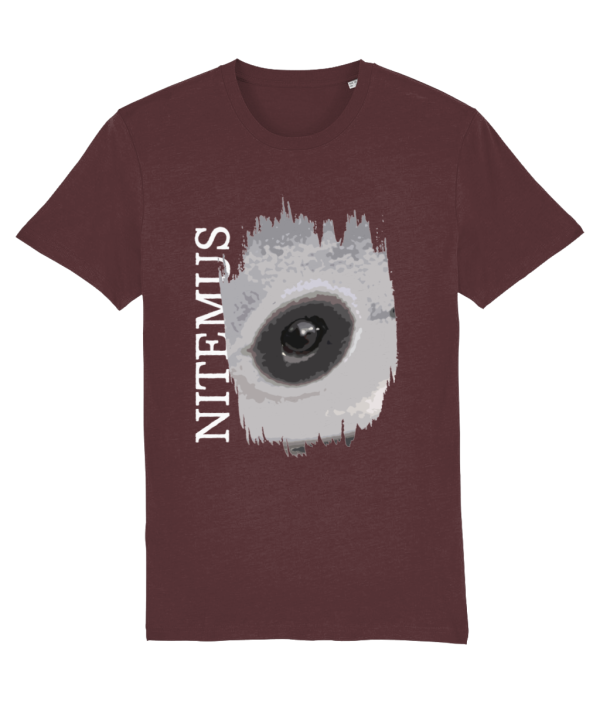 NITEMUS - Unisex T-shirt - Vaquita – Burgundy – from size 2XS to size 5XL