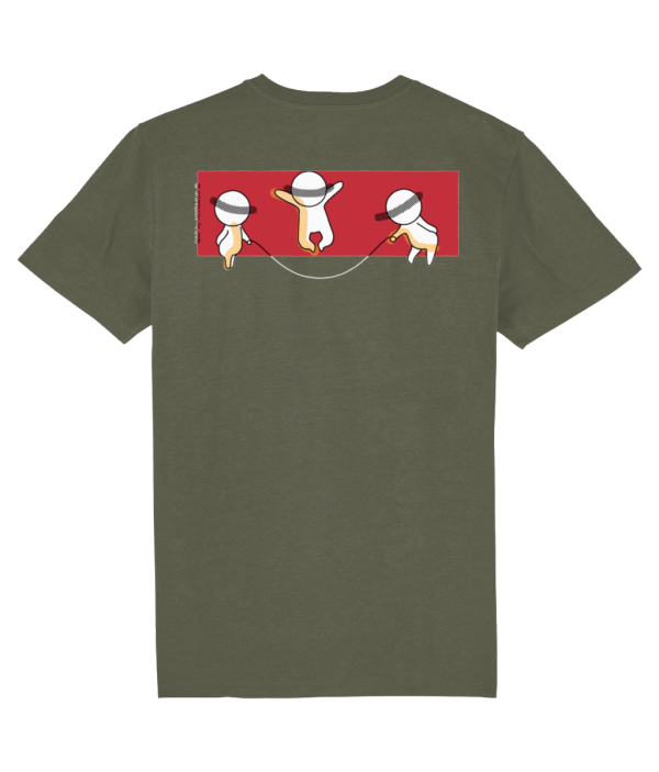 NITEMUS - Unisex - Vintage T-shirt - QF3 - G. Dyed Khaki – from size XS to size 2XL