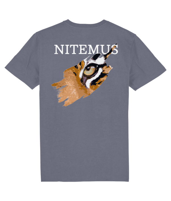 NITEMUS - Unisex - Vintage T-shirt - Sunda Tiger - G. Dyed Lava Grey – from size XS to size 2XL