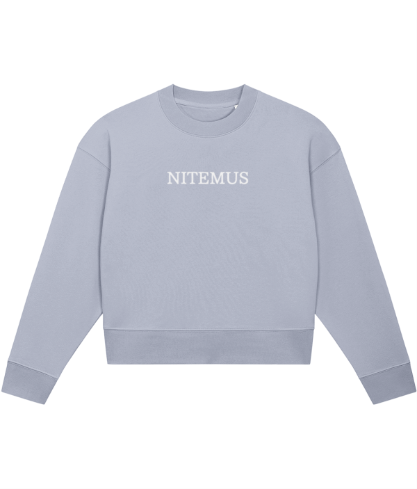 NITEMUS - Woman - Cropped Sweatshirt - NITEMUS - Serene Blue - from size XS to size 2XL