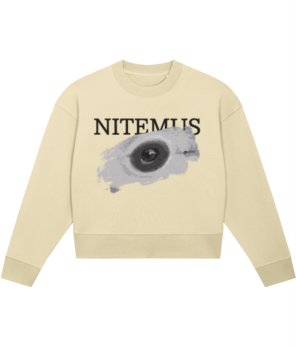 NITEMUS - Woman - Cropped Sweatshirt - Vaquita - Butter - from size XS to size 2XL