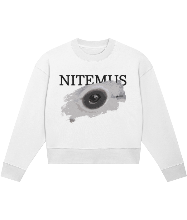NITEMUS - Woman - Cropped Sweatshirt - Vaquita - White - from size XS to size 2XL