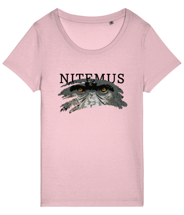 NITEMUS – Woman – T-shirt – Cross River Gorilla – Cotton Pink - from size XS to size 2XL