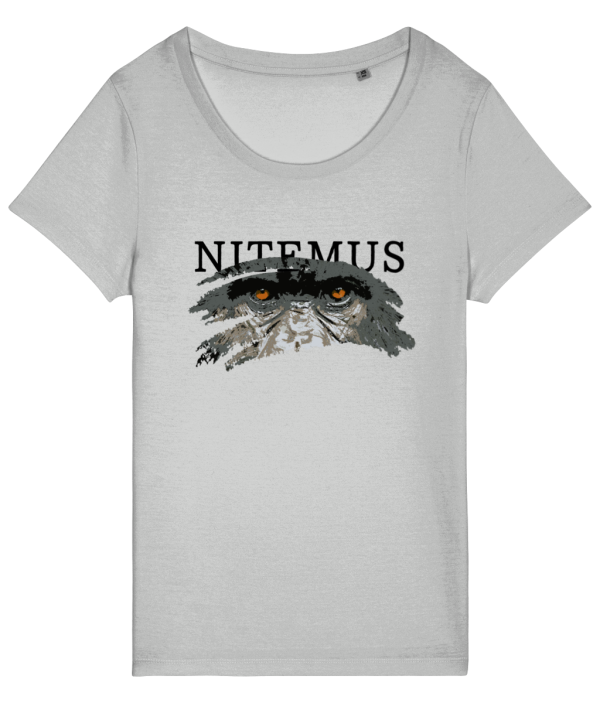 NITEMUS – Woman – T-shirt – Cross River Gorilla – Heather Grey - from size XS to size 2XL