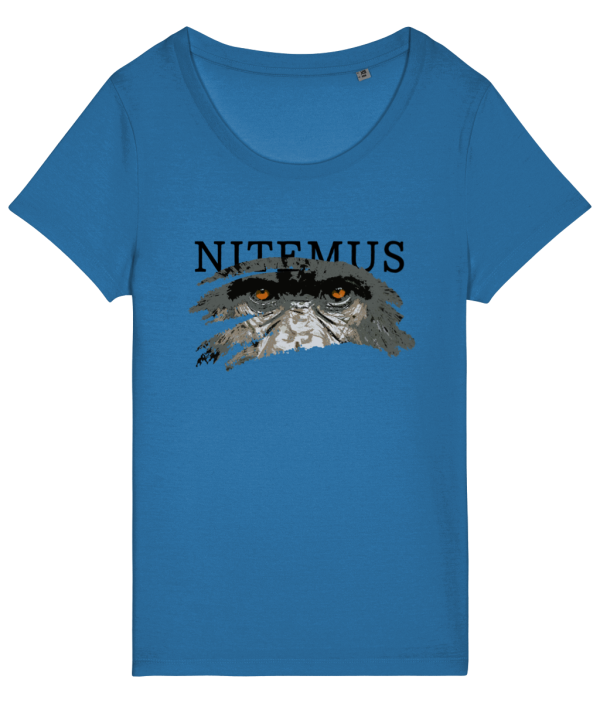 NITEMUS – Woman – T-shirt – Cross River Gorilla – Royal Blue - from size XS to size 2XL