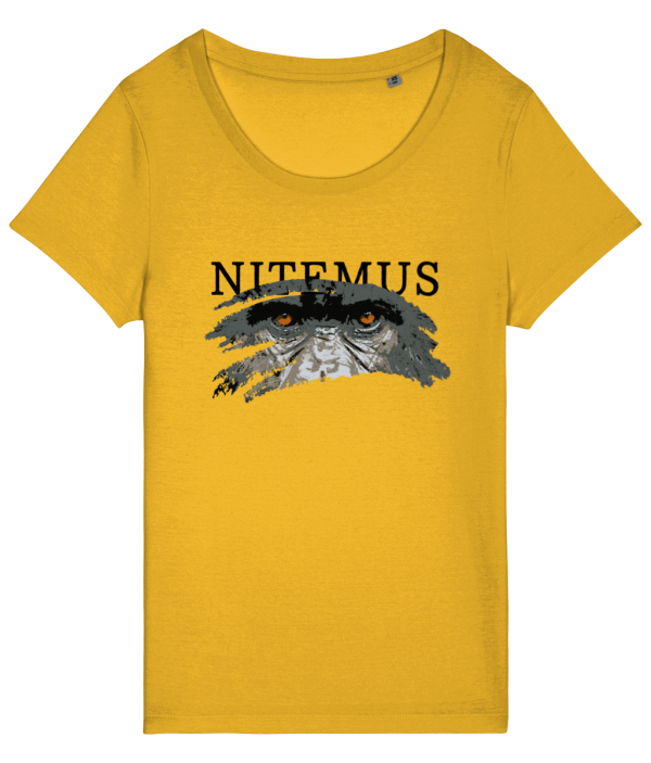 NITEMUS – Woman – T-shirt – Cross River Gorilla – Spectra Yellow - from size XS to size 2XL