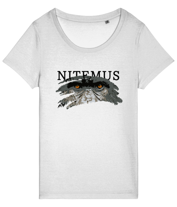 NITEMUS – Woman – T-shirt – Cross River Gorilla – White - from size XS to size 2XL