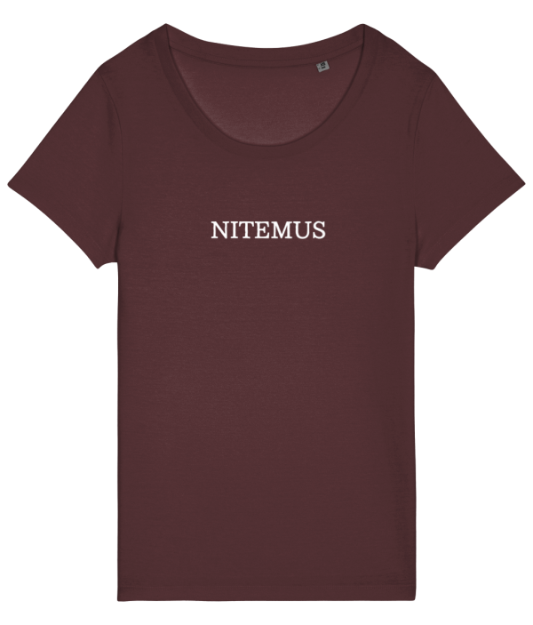 NITEMUS – Woman – T-shirt – NITEMUS – Burgundy - from size XS to size 2XL