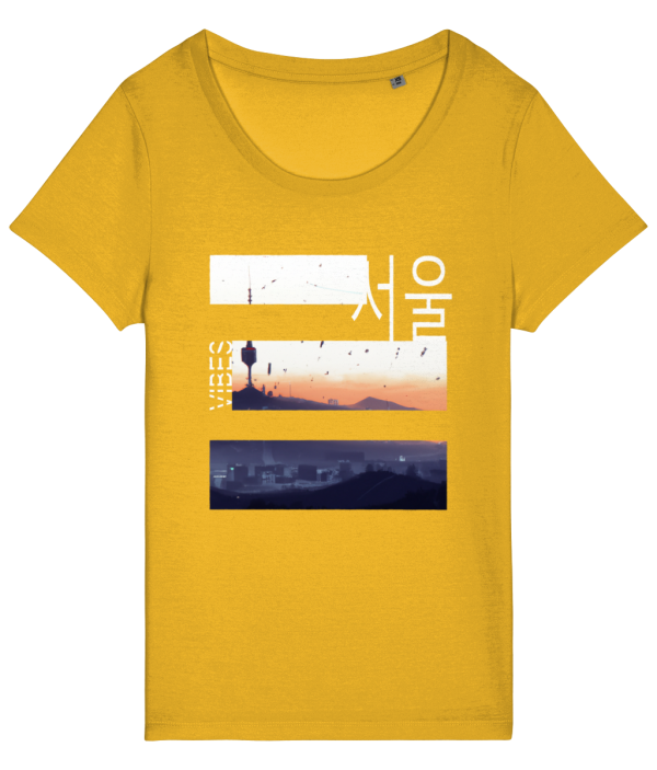 NITEMUS – Woman – T-shirt – #SeoulVibes – Spectra Yellow - from size XS to size 2XL