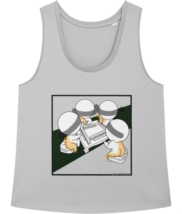 NITEMUS - Woman - Tank top - QF 4 - Heather Grey – from size XS to size2XL
