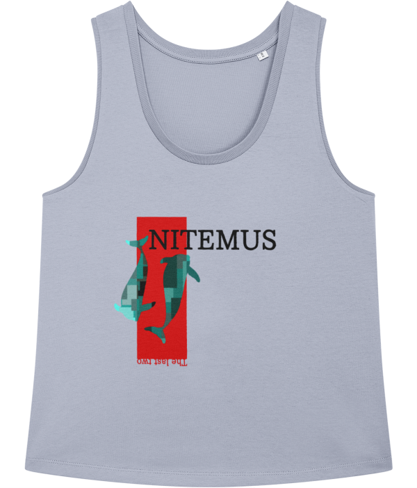 NITEMUS - Woman - Tank top - The Last Vaquitas - Serene Blue – from size XS to size2XL