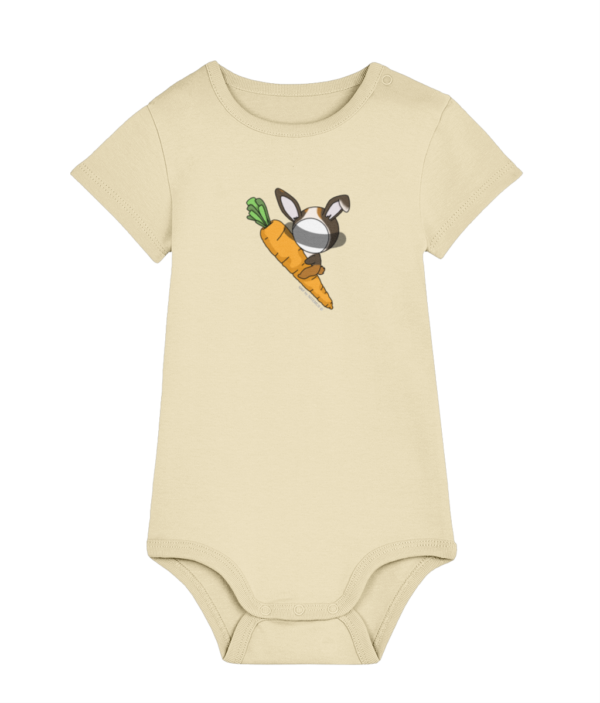NITEMUS – Baby – Bodysuit – QF - Rabbit Year - Butter – from 0 month to 24 months